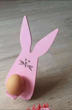 Easter Egg Holder Bunny Free Vector File