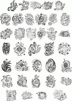Easter Patterns For Laser Cut Free Vector File