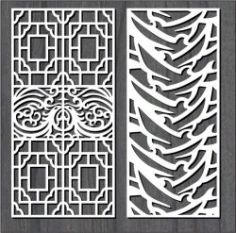 Eastern Design Features For Laser Cut Cnc Free Vector File
