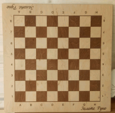 Engrave Chess Board For Laser Cut Free Vector File