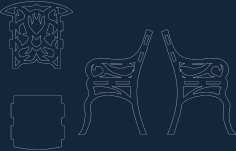Fancy Chair Free DXF File