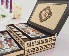 Fancy Drawer Box For Laser Cutting Free Vector File