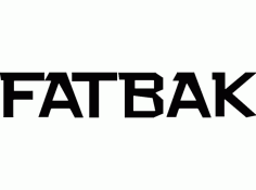 Fatbak Logo Free DXF File
