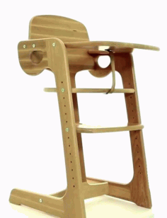 Feeding Chair For Laser Cut Free Vector File