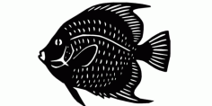 Fish To Laser Cut Free DXF File