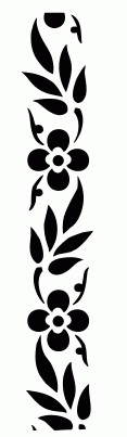 Floral Border Ideas Free DXF File