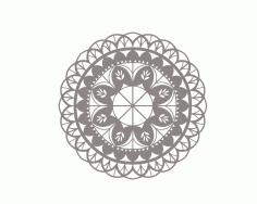Floral Mandala Ornament Free Vector File