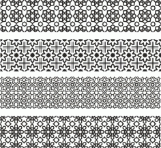 Floral Ornament Patterns For Laser Cut Free Vector File