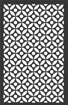 Floral Screen Patterns Design 20 Free DXF File