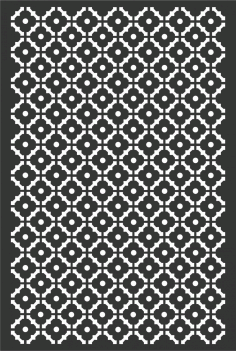 Floral Screen Patterns Design 69 Free DXF File