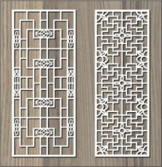Folded Pattern Interlaced For Laser Cut Cnc Free Vector File