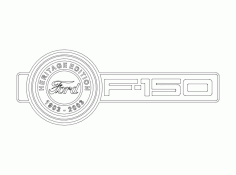 Ford Heritage Logo Free DXF File