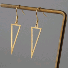 Geometric Earring Jewelry Patterns Laser Cut Free DXF File