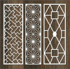 Glass Frame Column Pattern For Laser Cut Cnc Free Vector File, Free Vectors File