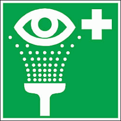green-eyewash-sign Free DXF File