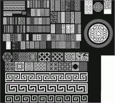 Grill Design Pattern Decoration 11 Free Vector File