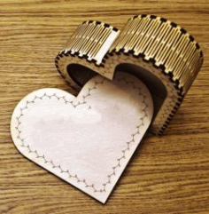 Heart Trinket Box For Laser Cut Cnc Free Vector File