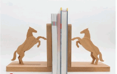 Horse Book Stand A For Laser Cutting Free DXF File