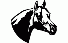 Horse Head File For Cnc Laser Cut Free Vector File, Free Vectors File