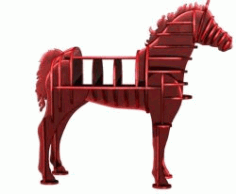 Horse Shelves For Laser Cut Cnc Free Vector File