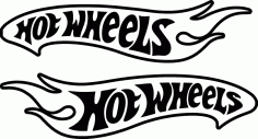 Hot Wheels D Free DXF File