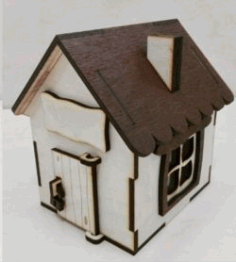 House Bank For Laser Cut Free DXF File