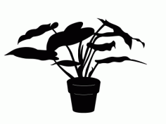 House Plant 1 Free DXF File