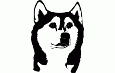 Husky Animal Free DXF File