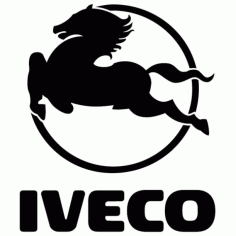 Iveco Logo Vector Free DXF File