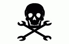 Iw Skull Free DXF File