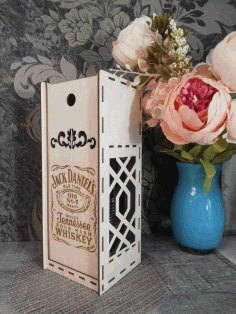 Jack Daniel 3mm Wine Gift Box Free Vector File
