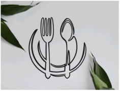 Knife Fork Wall Art Wire Knife Fork Sign Kitchen Wall Decor Free Vector File
