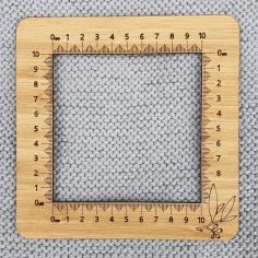Knitting Tension Square Gauge Laser Cut Free Vector File