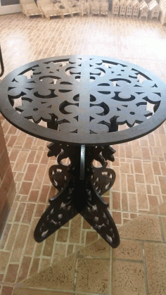 Lace Table Free DXF File