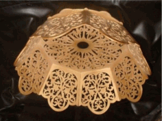 Lamp Shade Scroll Saw Cnc Plans For Laser Cutting Free Vector File