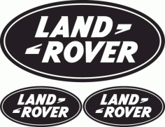 Land Rover Logo Free DXF File