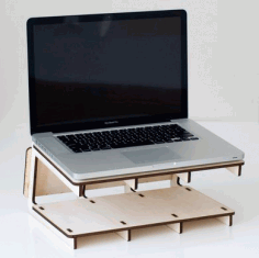 Laptop Stand Drawingfor Laser Cut Free Vector File