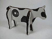 Laser Cut 3d Puzzle Cow Template Free DXF File