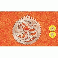 Laser Cut 3d Puzzle Lucky Dragon Template Free DXF File