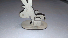 Laser Cut Animal Donkey Toothpicks Holder Toothpick Dispenser Free Vector File