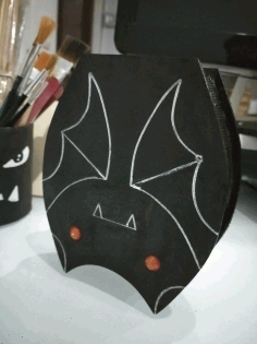 Laser Cut Bat Box Free Vector File