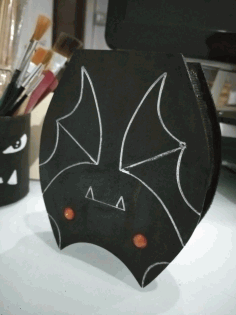Laser Cut Bat Box Free DXF File