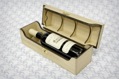 Laser Cut Bottle Box For Alcohol Free Vector File