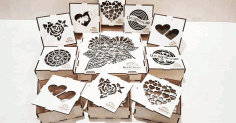 Laser Cut Box For Chocolates Free Vector File