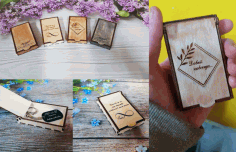 Laser Cut Boxes For Sweet Gift Free Vector File
