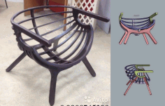Laser Cut Cnc Windsor Chair Router Plans Free Vector File