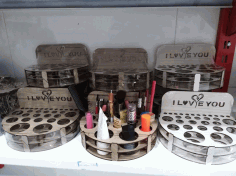 Laser Cut Cosmetics Organizer Makeup Organizers Makeup Storage Free Vector File