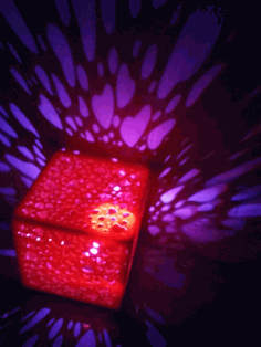 Laser Cut Cube Heart Night Light Lamp Free Vector File
