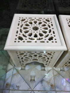 Laser Cut Decorative Stool Cnc Router Free DXF File