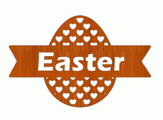 Laser Cut Distinguished Bunny Wooden Wall Art Free Vector File